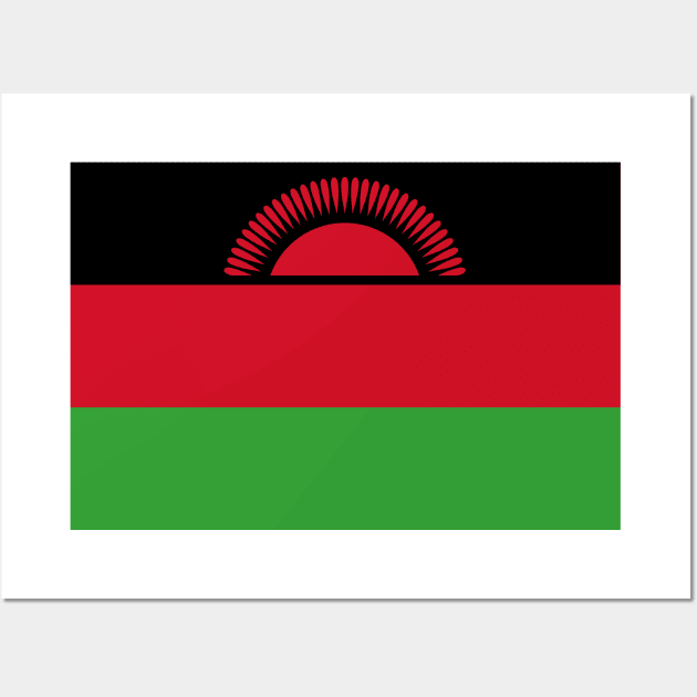 Flag of Malawi Wall Art by COUNTRY FLAGS